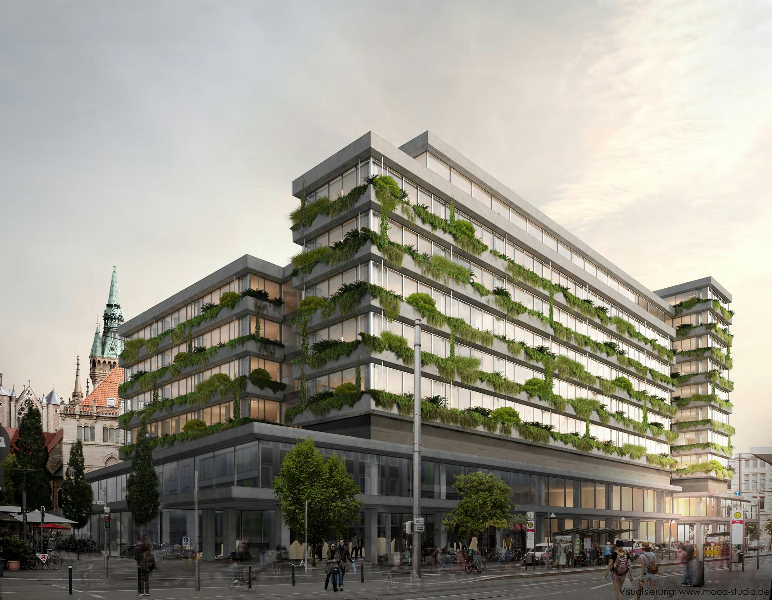 3. Preis Sanierung RathausNeubau in Braunschweig