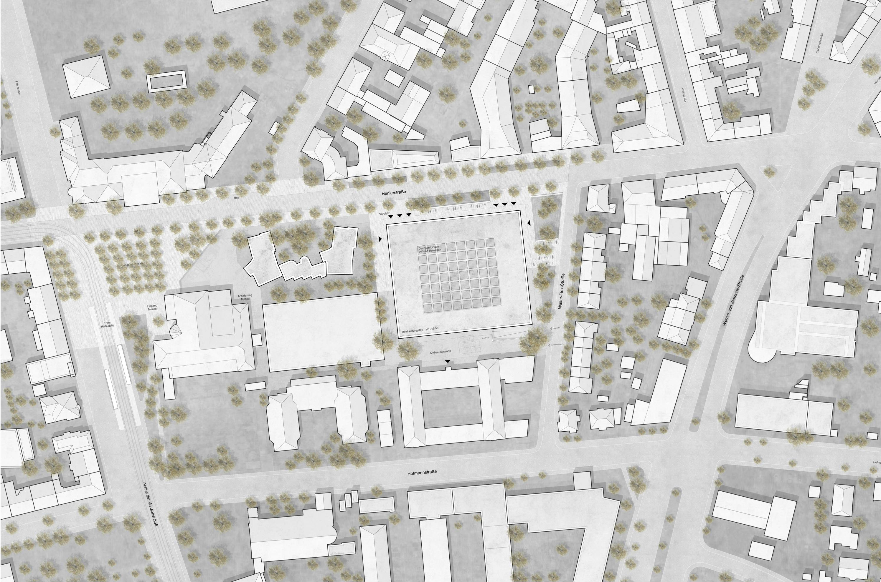 3. Preis : Neubau Hörsaalzentrum am Geisteswissenschaftlichen Zentrum