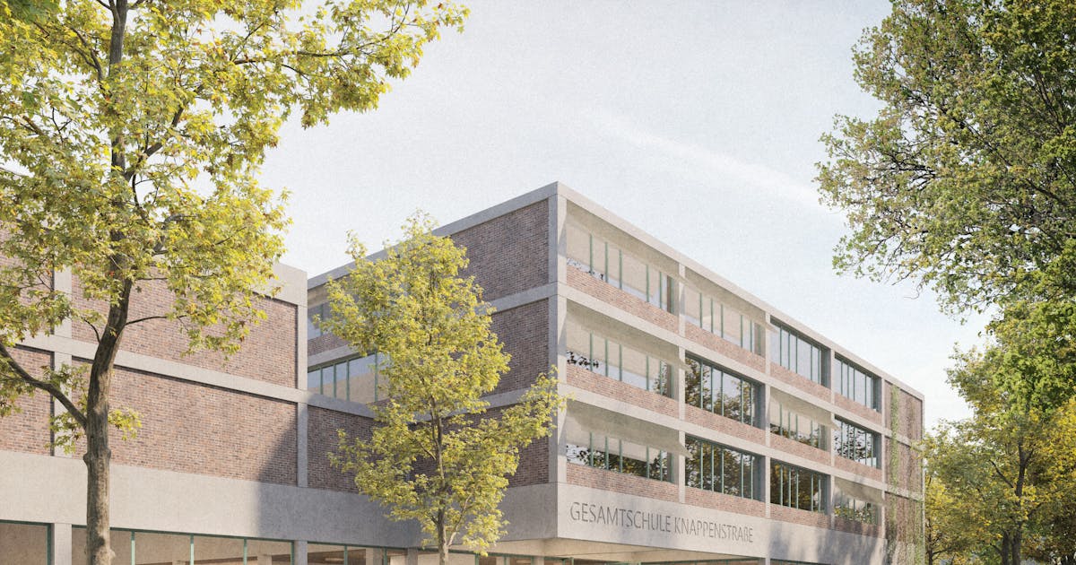 Anerkennung Neubau einer Gesamtschule an der Knappenstraße in