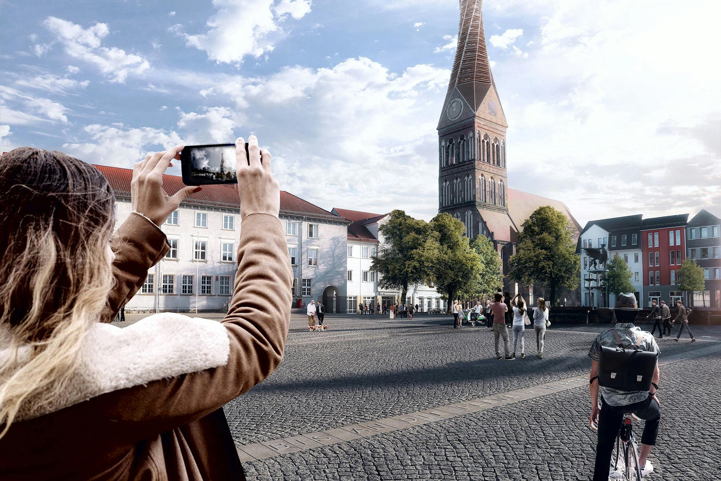 Ansicht Ikareum vom Marktplatz