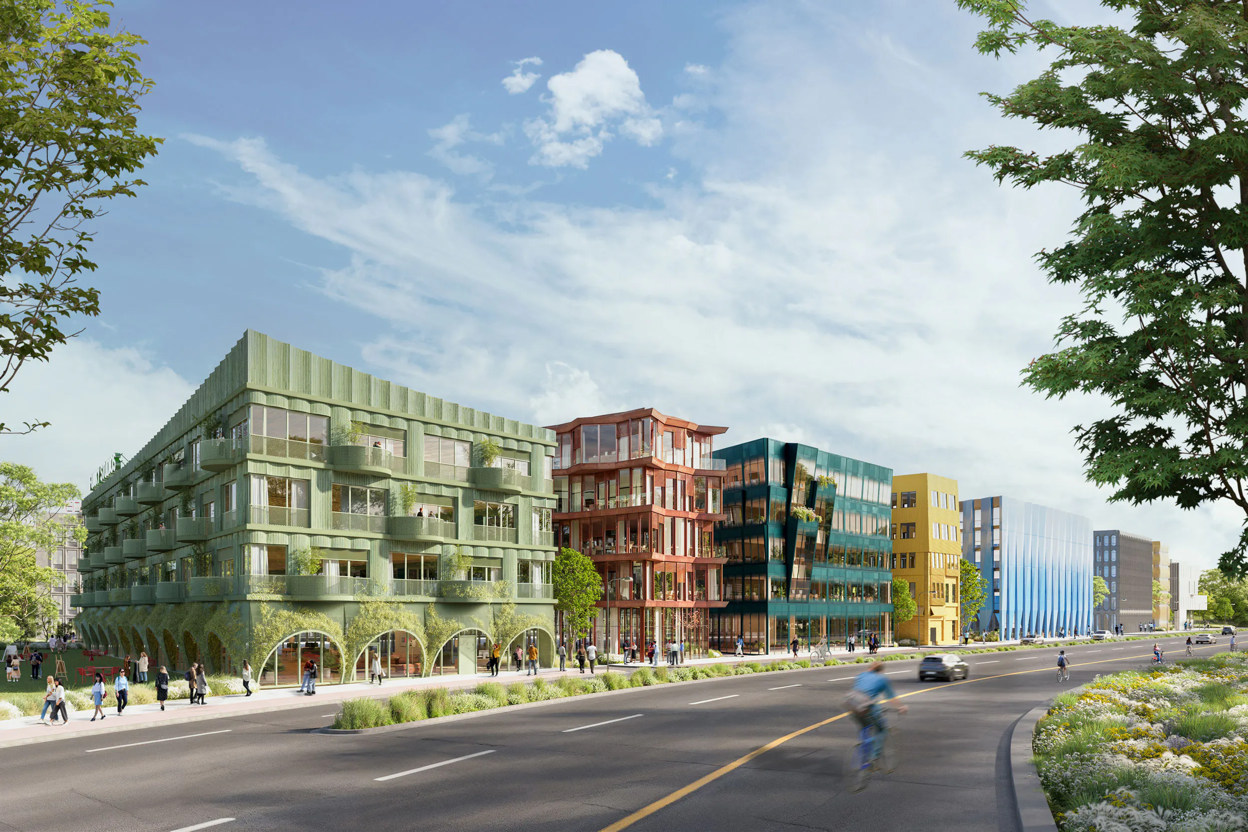 Quartiersprojekt von neun Büros: Das sind die Entwürfe - competitionline