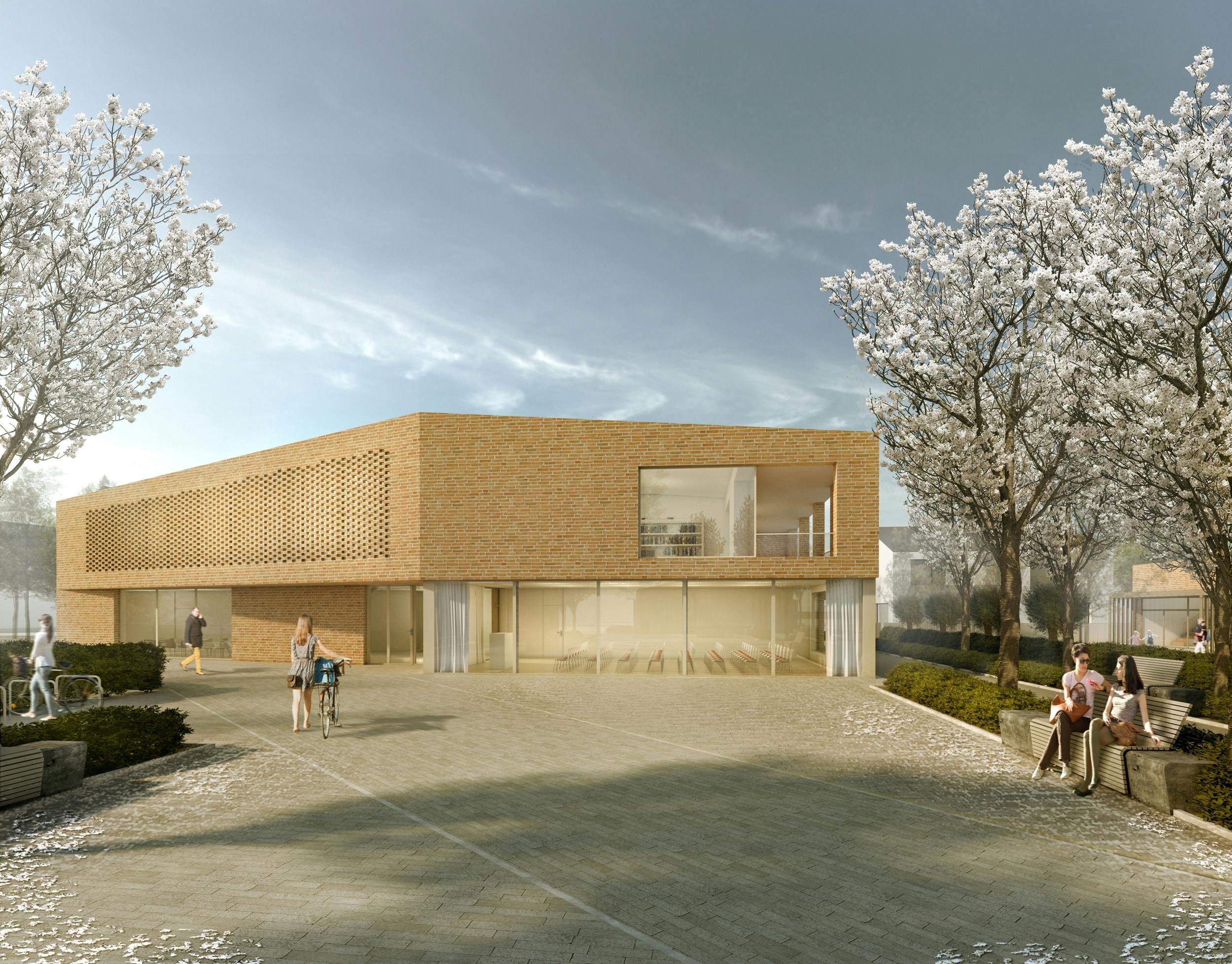 1. Preis : Neubau Kath. Pfarrheim und Kath. Kindergarten St