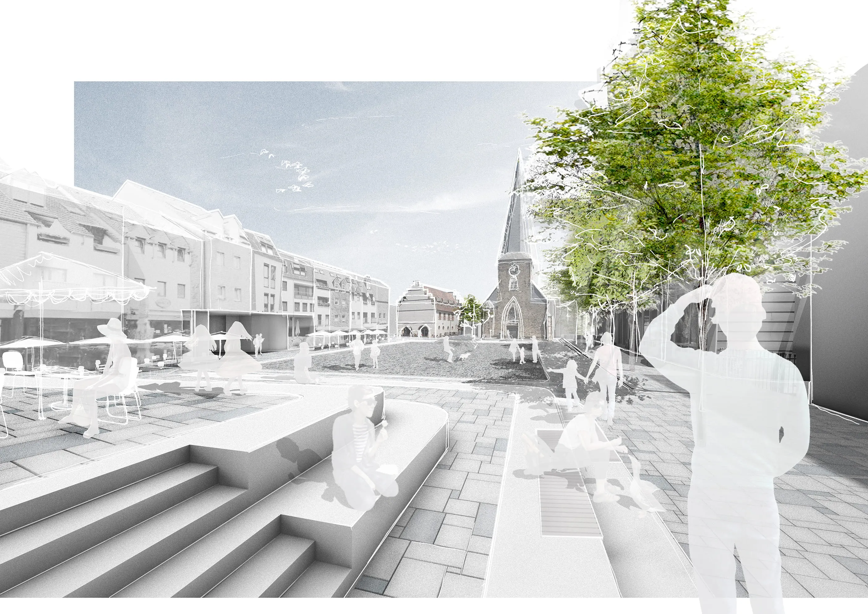Perspektive Großer Markt
