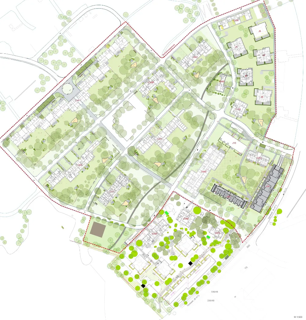 jugendstilpark haar freianlagenplanung