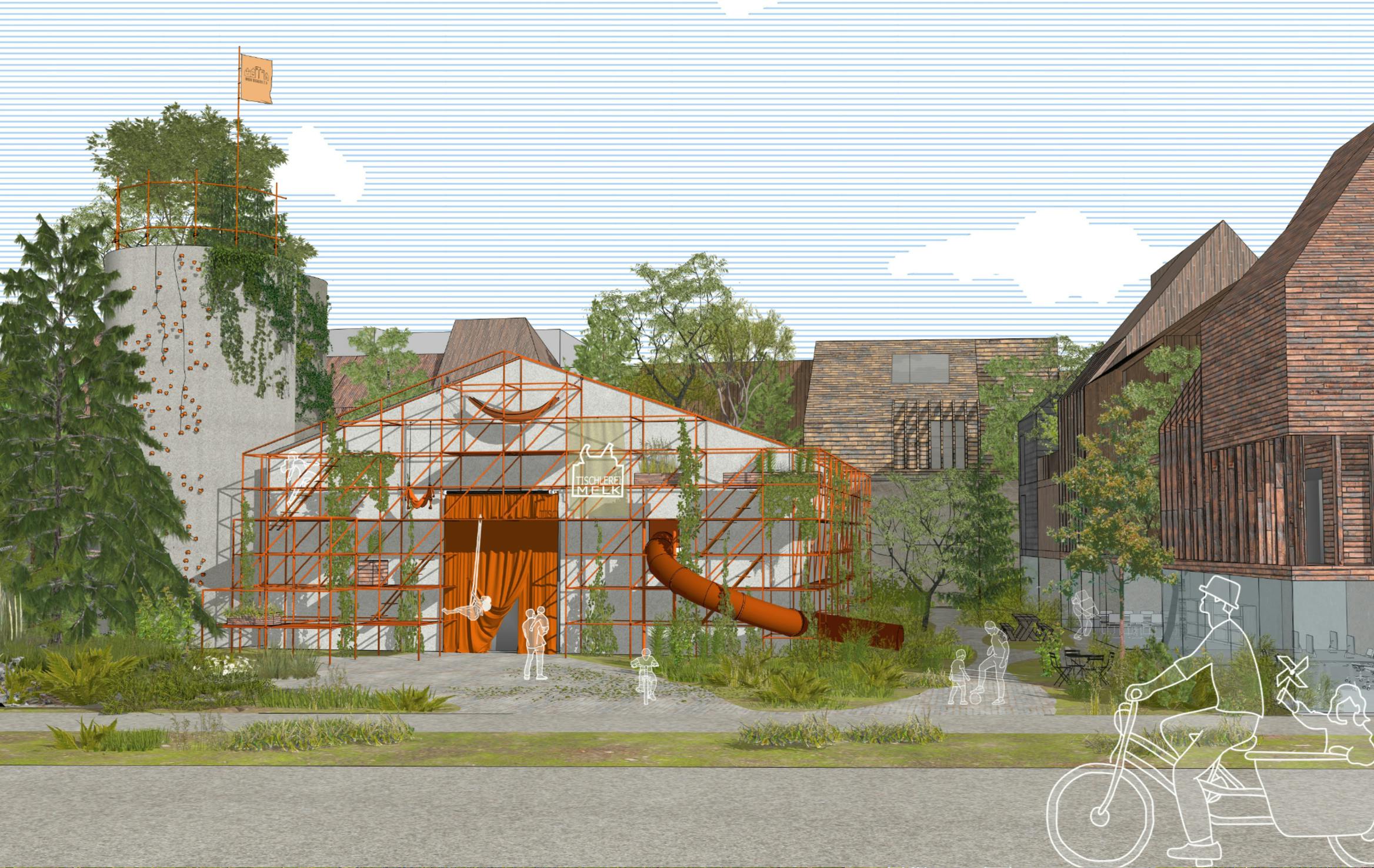 4. Rang : Klimaneutrale Umgestaltung Tischlerei Melk (AT) - competitionline