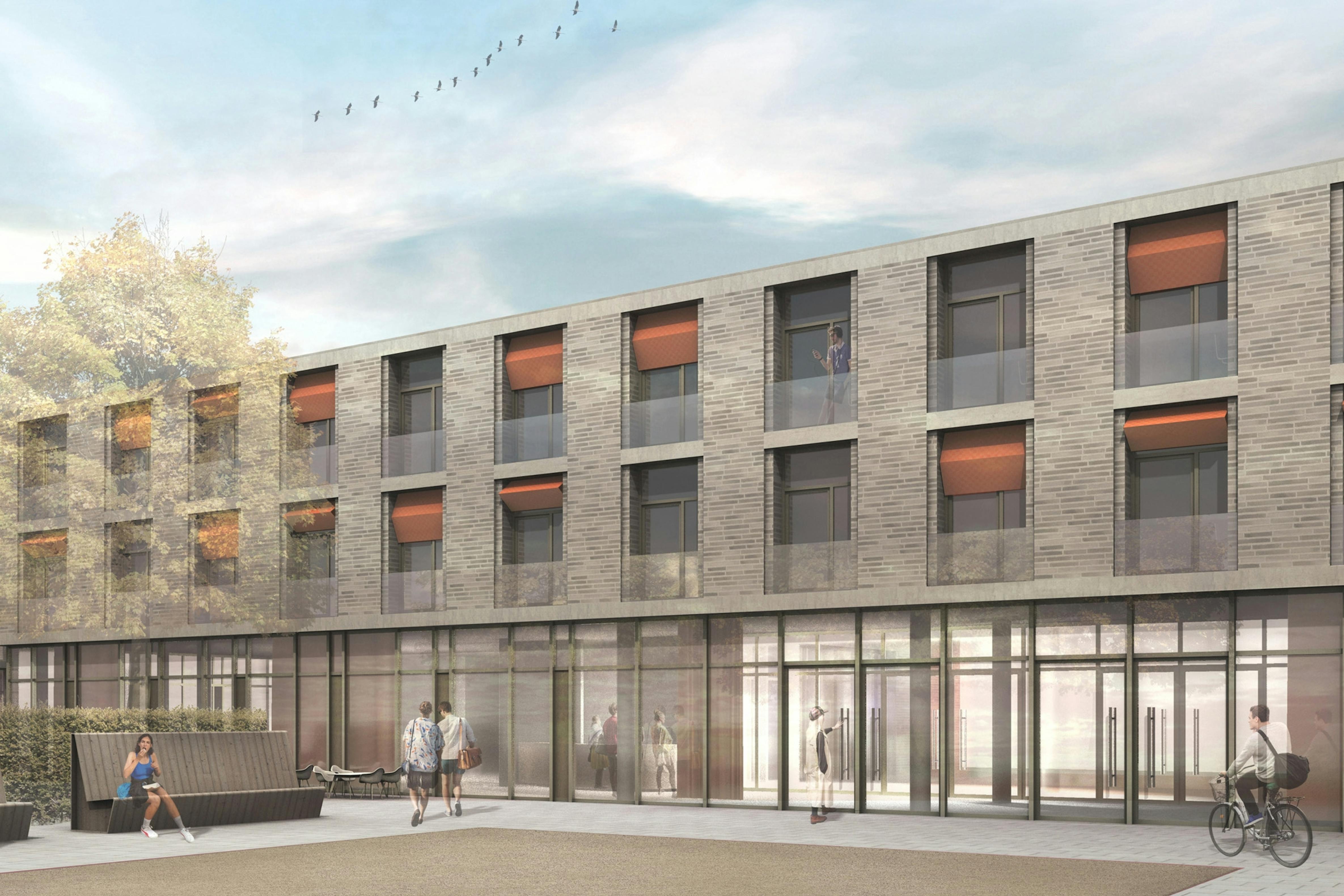 Neubau Internatsgebäude BGZ Simmerath der Handwerkskammer Aachen Neubau Internatsgebäude BGZ Simmerath der Handwerkskammer Aachen