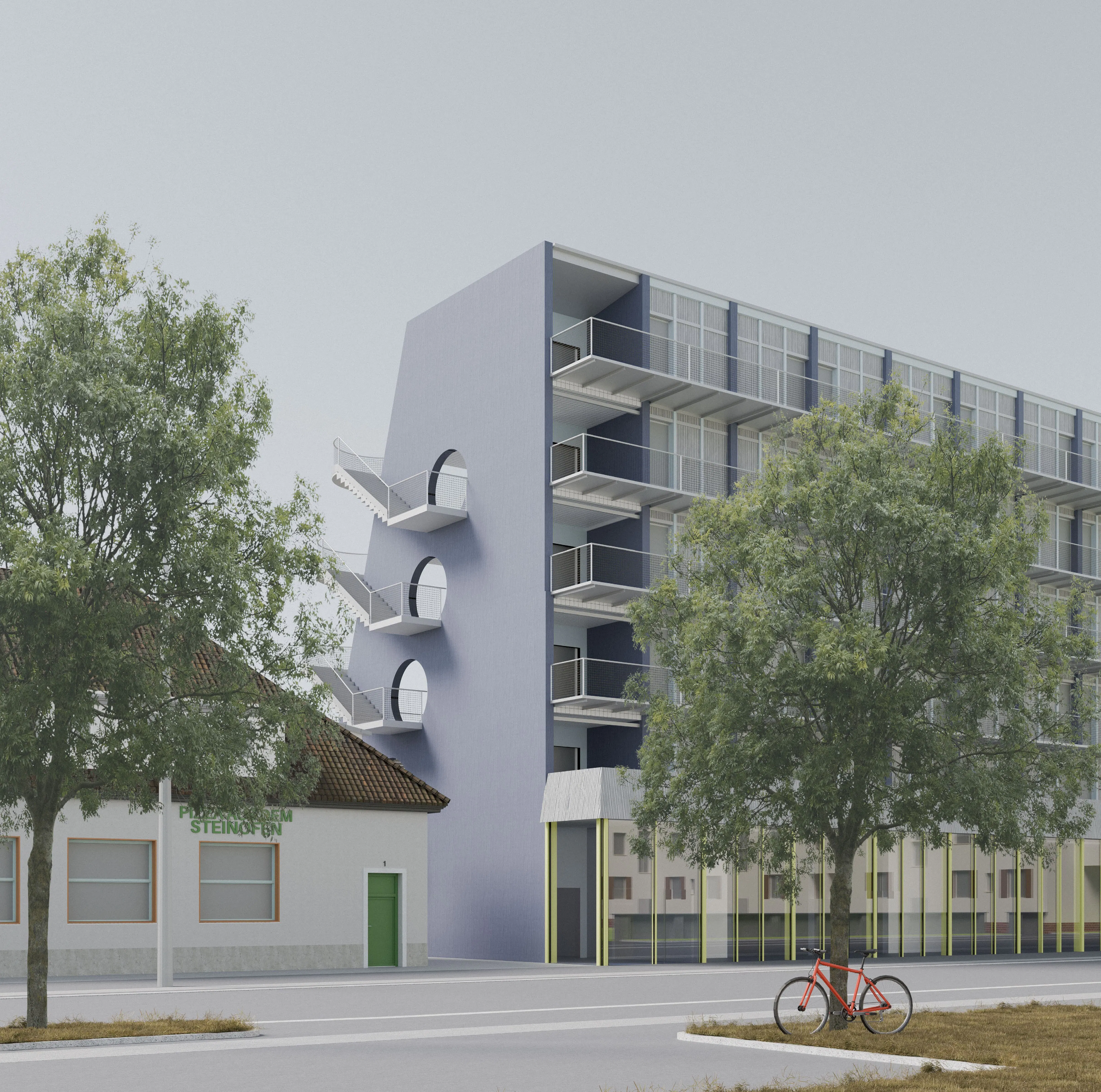 Visualisierung Straßenansicht