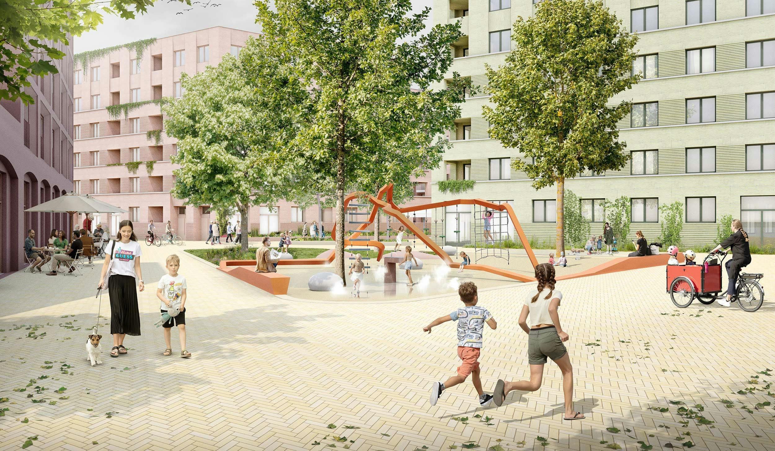 Visualisierung Quartiersplatz