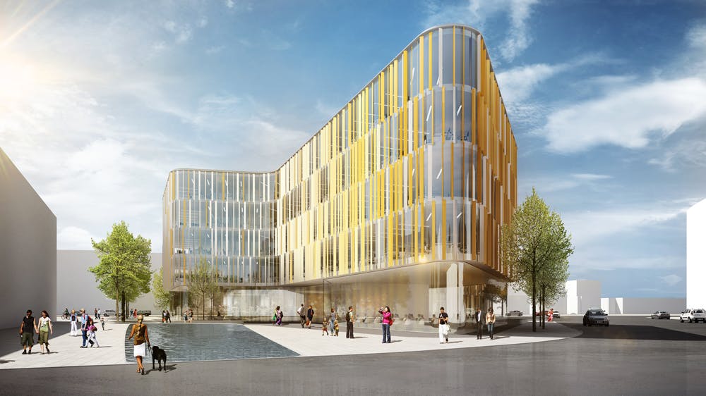 1. Preis Neubau eines Landratsamtes für den Landkreis Erlangen