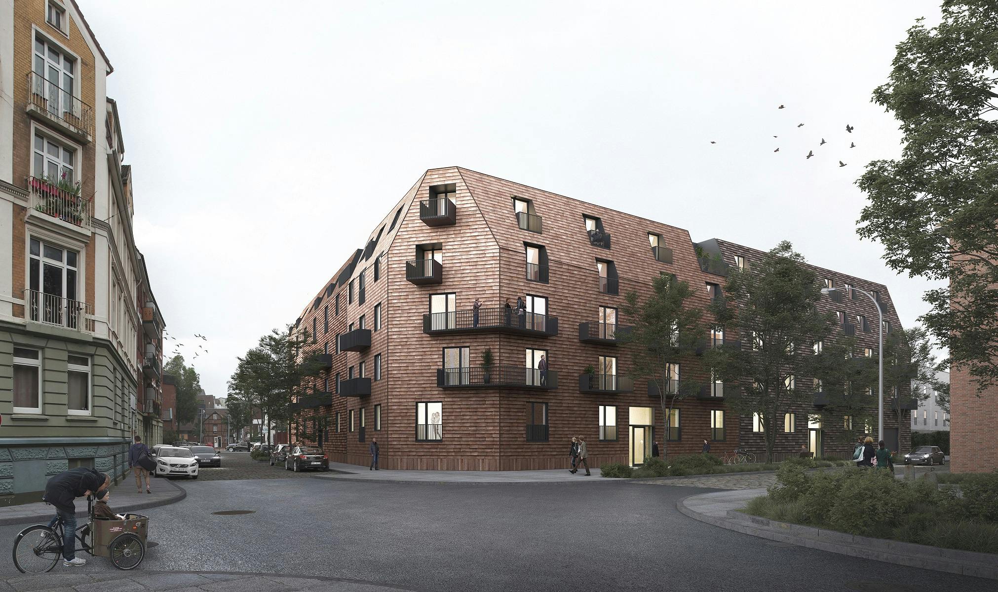 Blick Rektor-Ritter-Straße / Neuer Weg