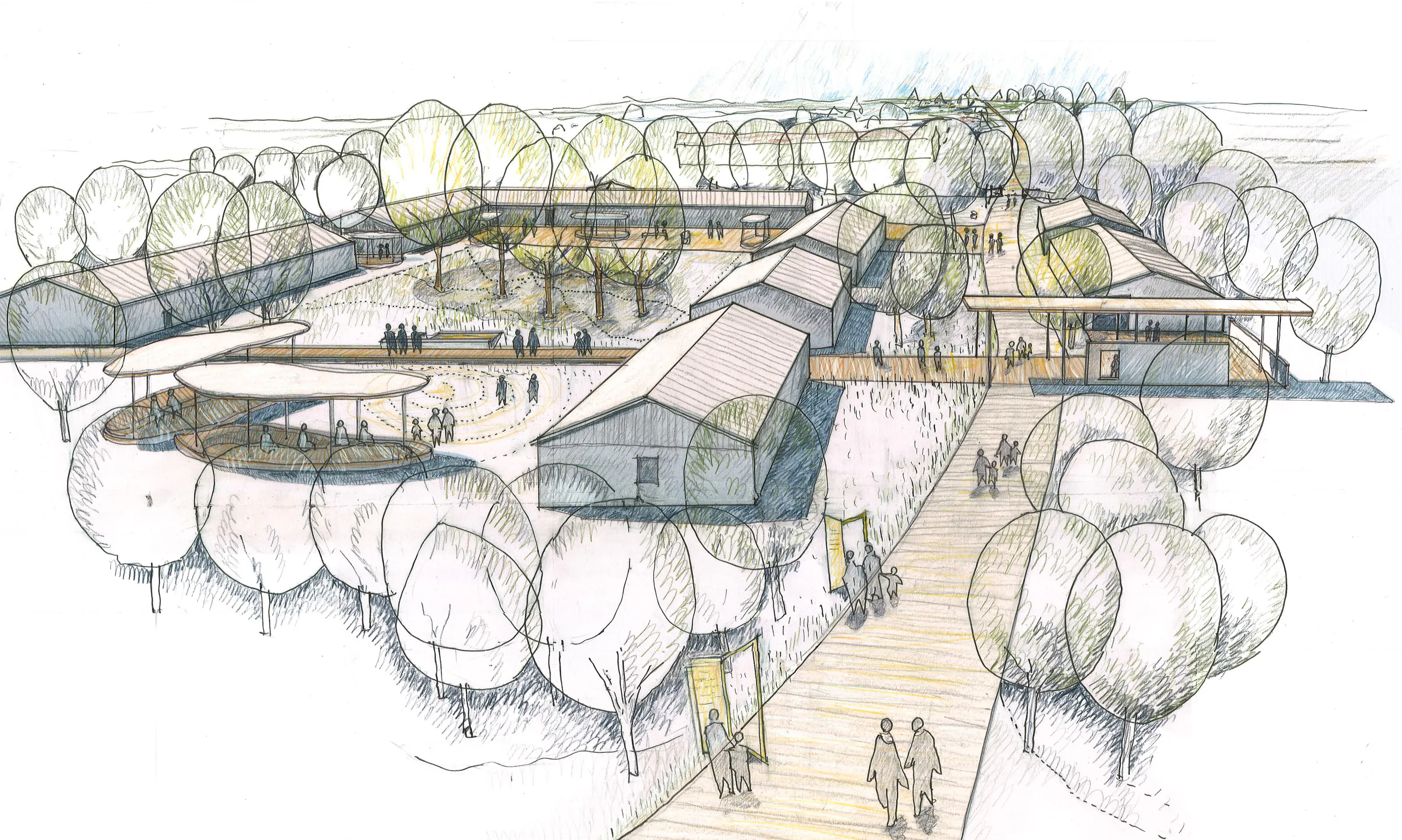 Perspektive Hauptweg